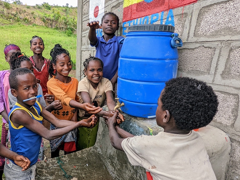 Ethiopia project activity of TOTO Water Environment Fund grantee