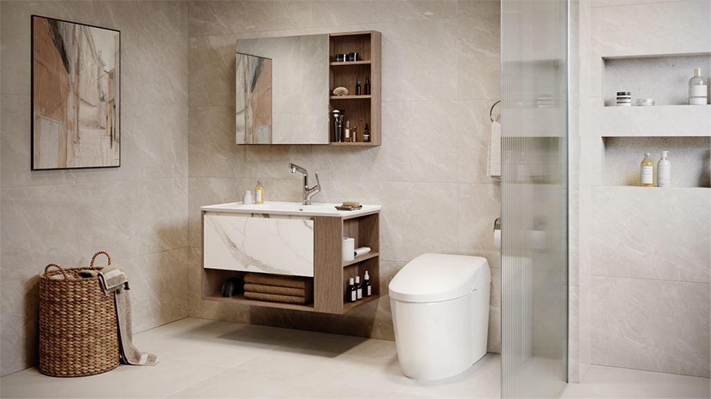 陶瓷一体型台盆柜&镜柜LDFA&LDGA系列 1