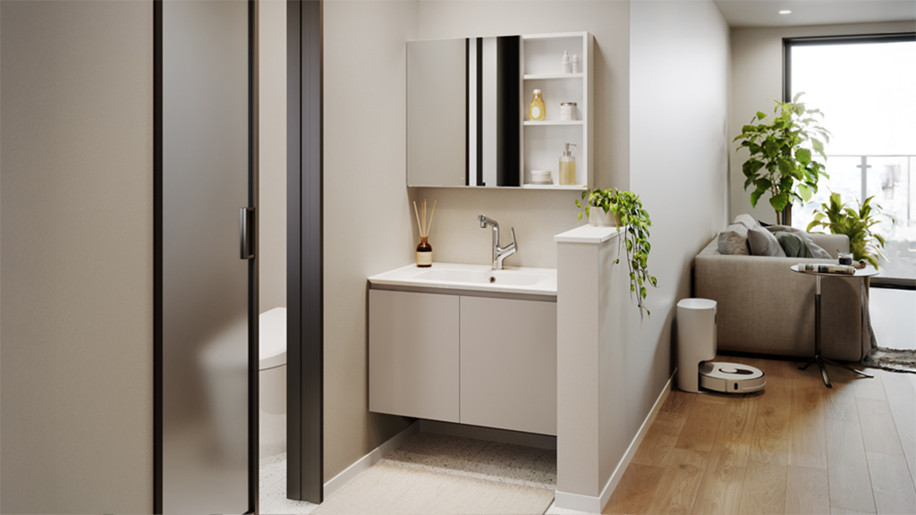 陶瓷一体型台盆柜&镜柜LDFA&LDGA系列 2