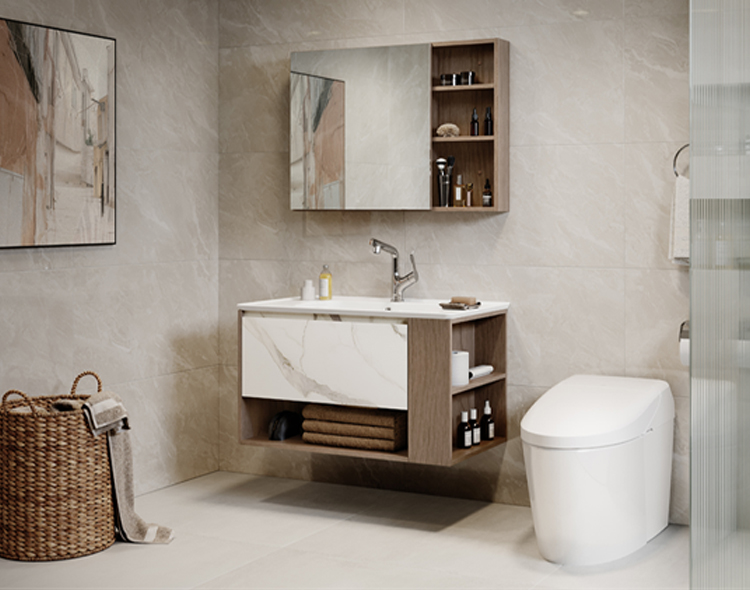 陶瓷一体型台盆柜&镜柜LDFA&LDGA系列 1