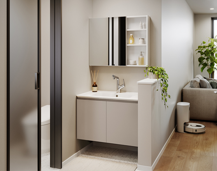 陶瓷一体型台盆柜&镜柜LDFA&LDGA系列 2