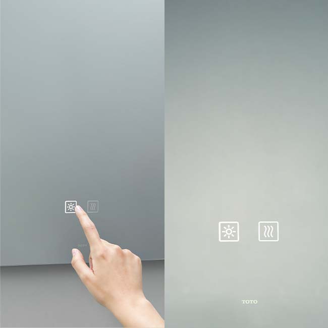 触控开启照明，长按可调节亮度。