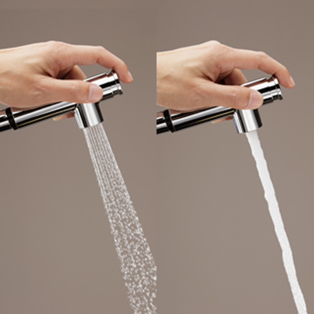 抽取式水嘴，方便日常洗手